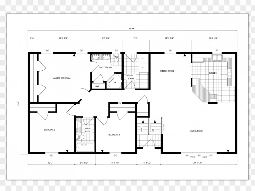 House Plan Ranch-style Floor Square Foot PNG