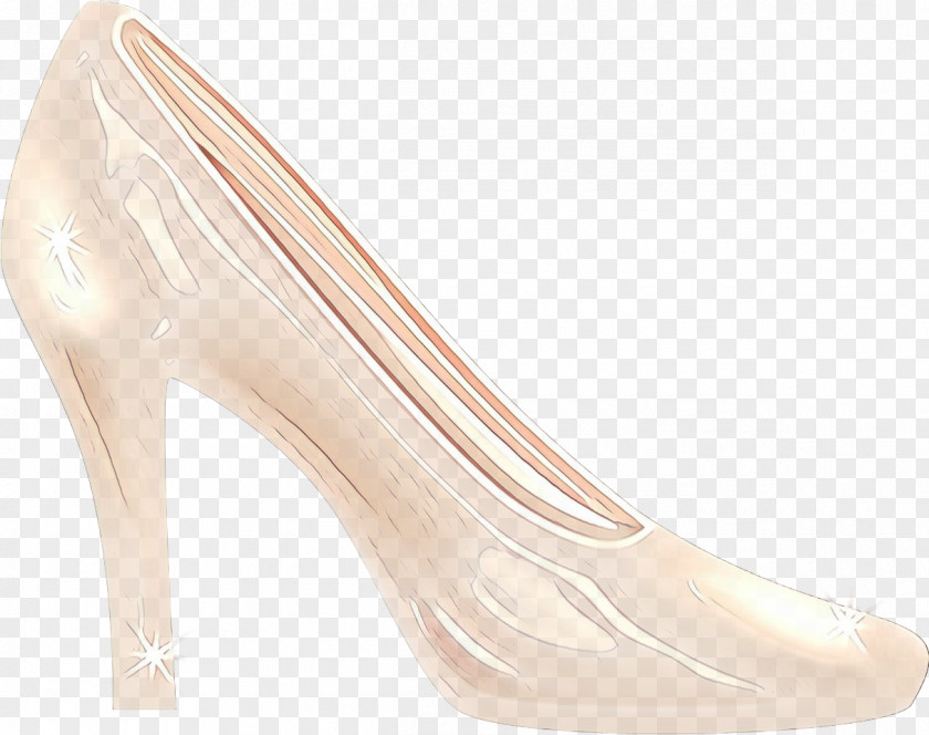 Leather Bridal Shoe Human Leg Walking Beige Design PNG