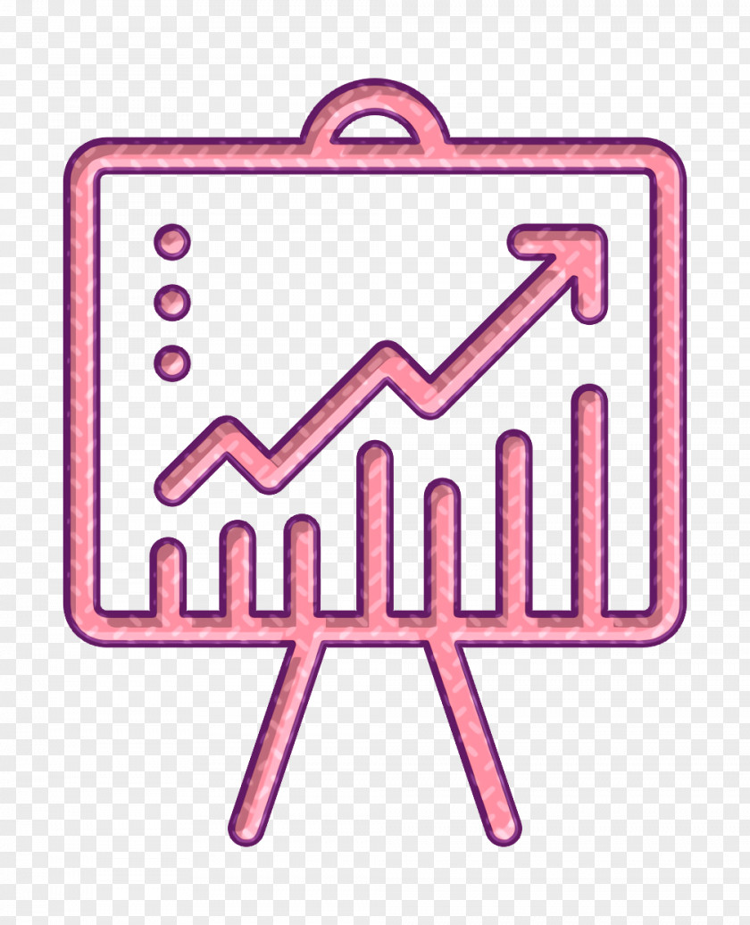 Line Chart Icon Startup & New Business PNG