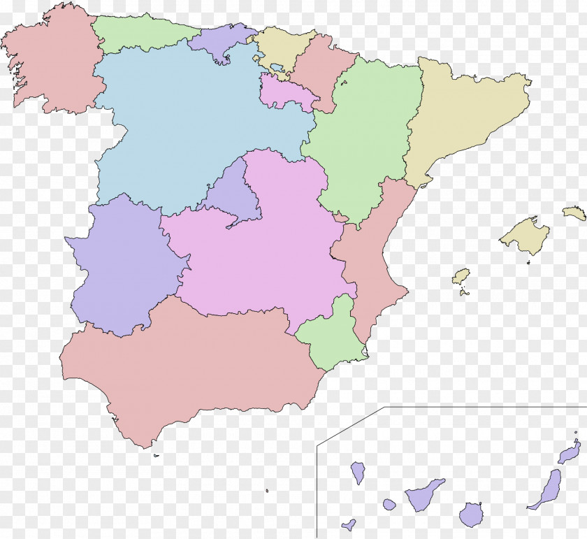 Spain Map Andalusia Autonomous Communities Of Autonomy Community Administrative Division PNG