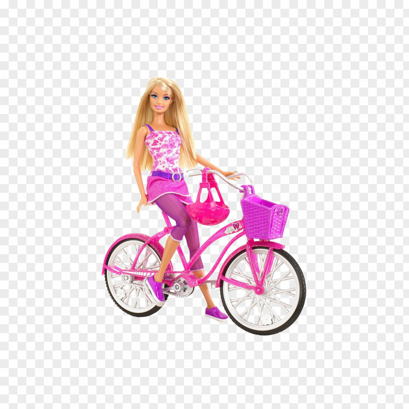 Barbie Doll Bicycle Toy Cycling PNG