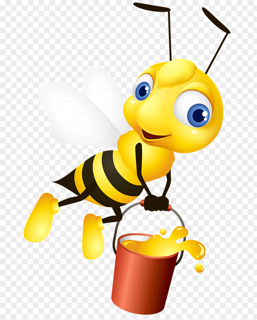 Bee Honey Insect Clip Art PNG