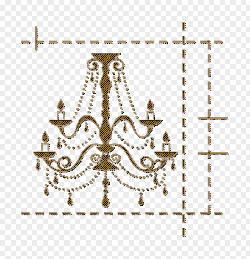 Interior Design Metal Architectural Icon Ceiling Chandelier PNG