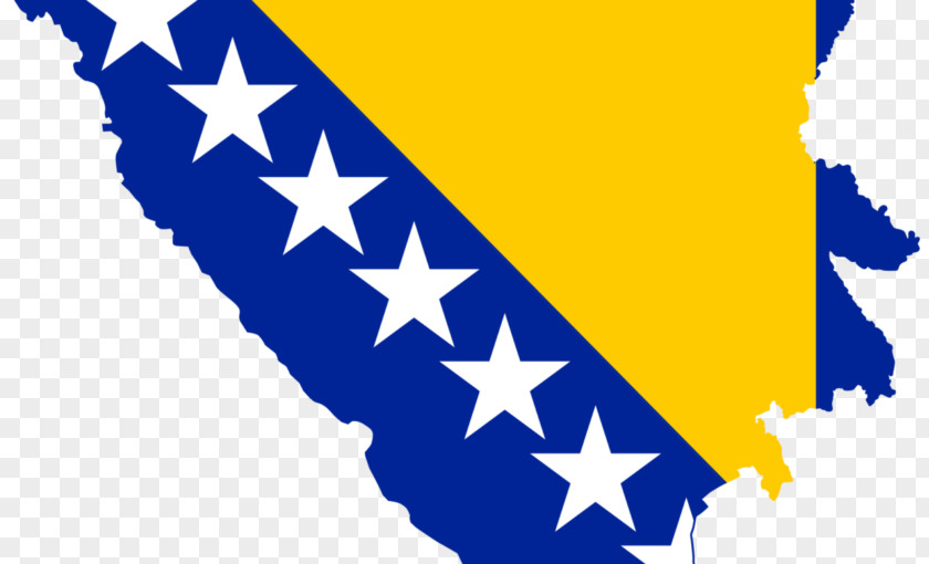 Flag Of Bosnia And Herzegovina Yugoslav Wars Yugoslavia Bosnian PNG