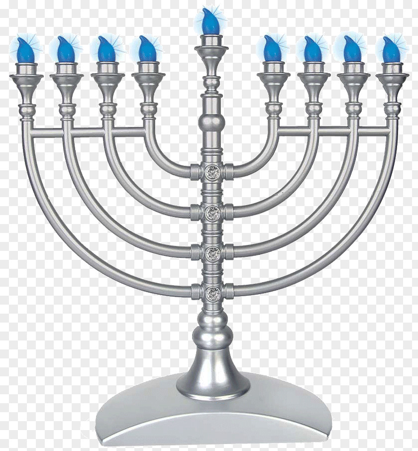 Judaism Menorah Hanukkah Jewish Holiday Ceremonial Art PNG