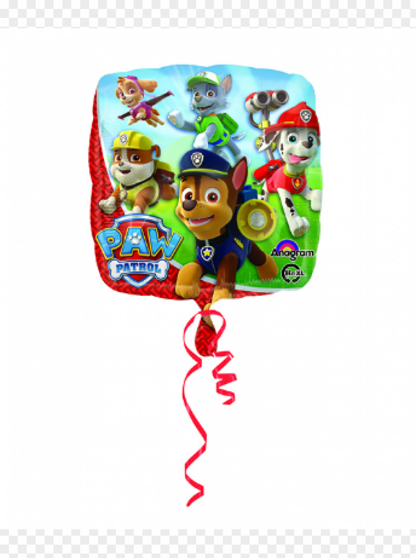 Paw Patrol Gas Balloon Party Birthday Gift PNG