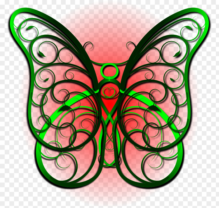 Butterfly Monarch Clip Art Brush-footed Butterflies Openclipart PNG