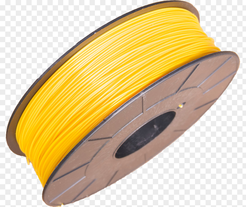 France Yellow 3D Printing Filament PNG