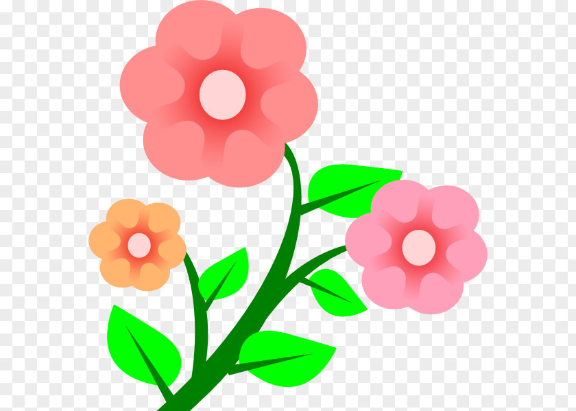 Pink Flowers Cartoon Flower Spring Free Content Clip Art PNG