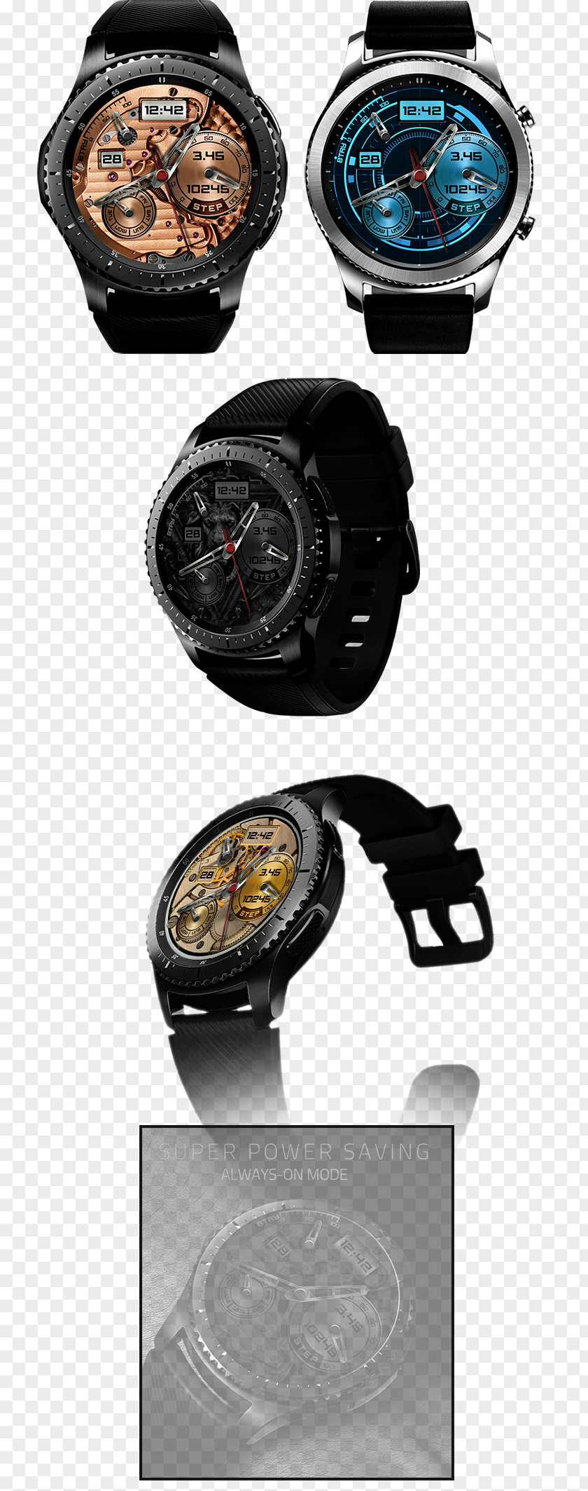 Samsung Galaxy Gear S3 Smartwatch PNG