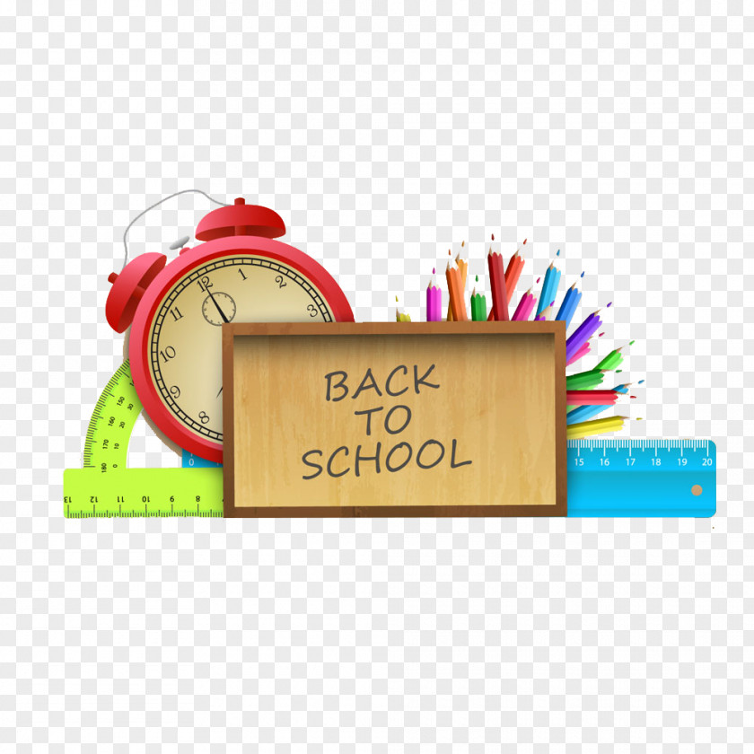 School Supplies Learning Student First Day Of Clip Art PNG