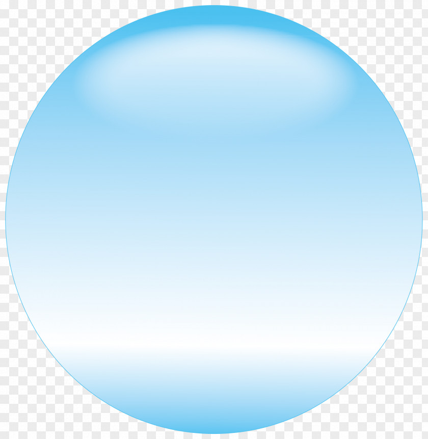 Blue Cartoon Glass Button Download PNG