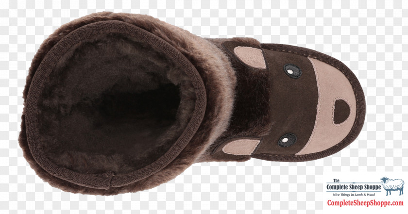 Child Brown Bear Shoe Boot PNG