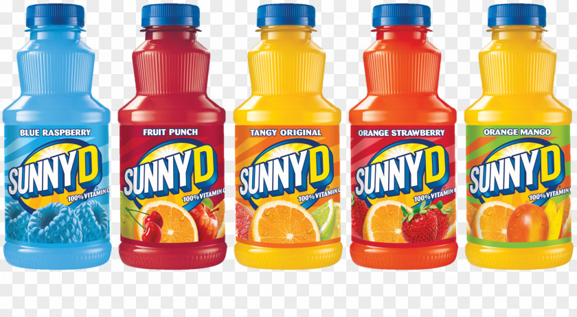 D Juice SunnyD Punch Orange Drink Flavor PNG