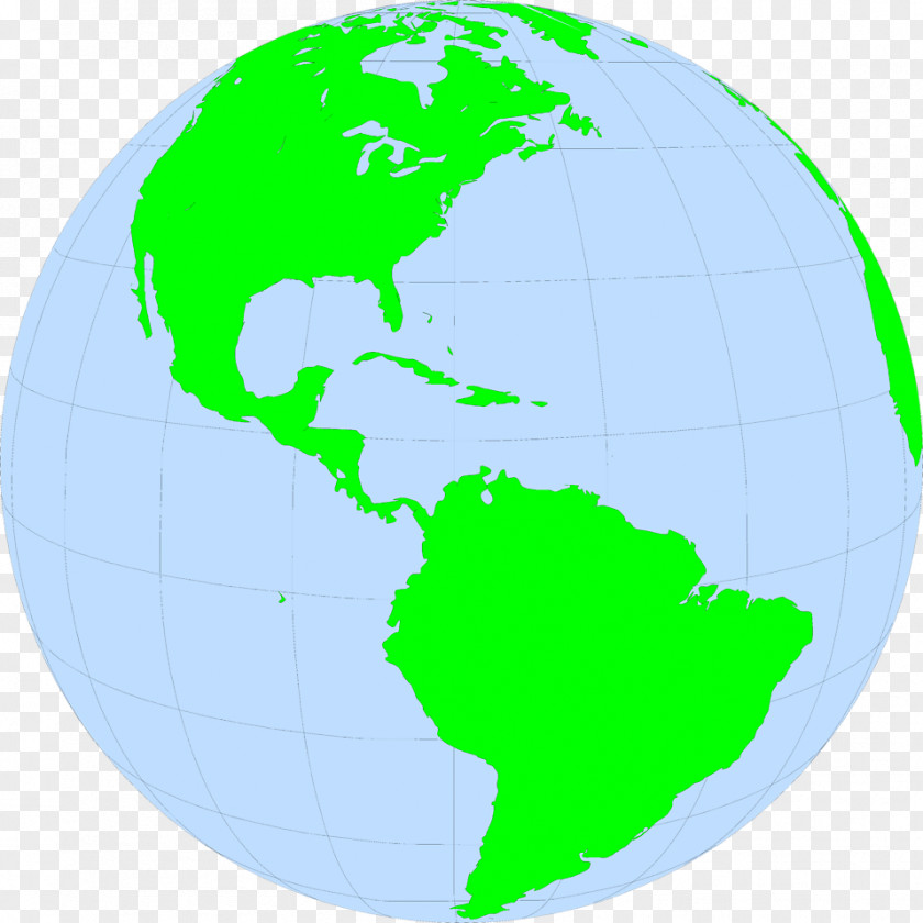 Globe United States South America Latin Map PNG