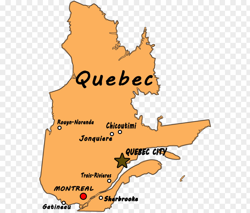 Map Quebec City Montreal Wapakoneta Geography Of PNG