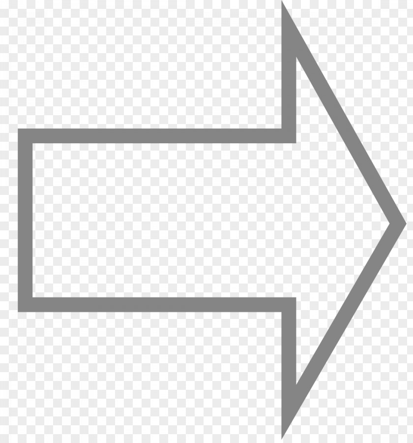 Right Arrow Triangle Area Rectangle PNG
