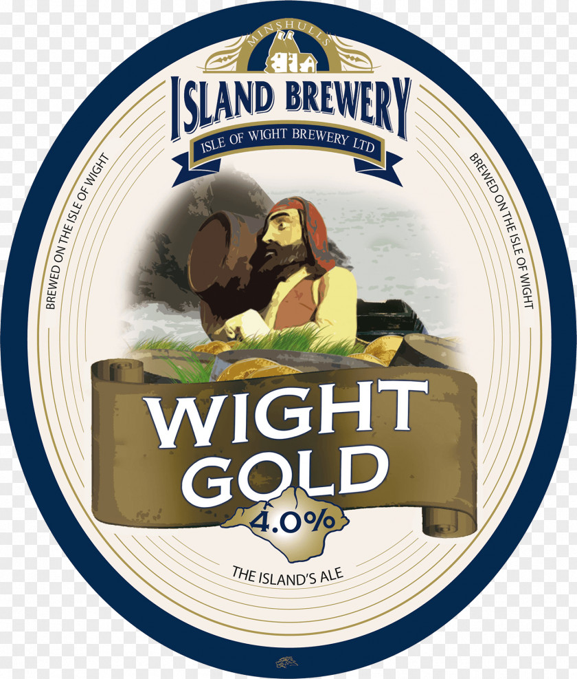 Beer Island Brewery Ale Bottle PNG