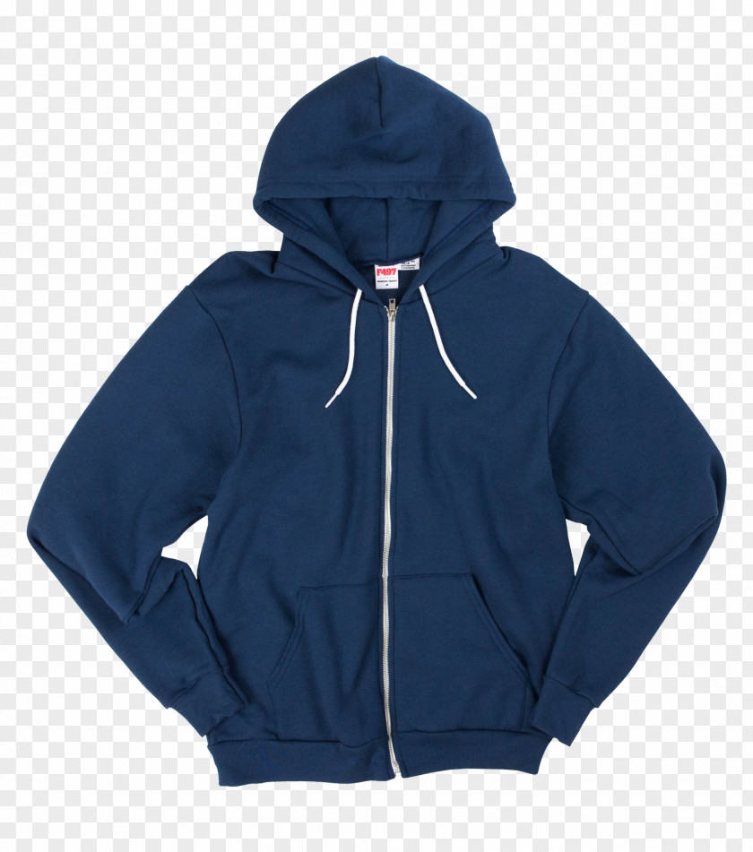 Clothes Zipper Hoodie Polar Fleece Blue Jacket PNG