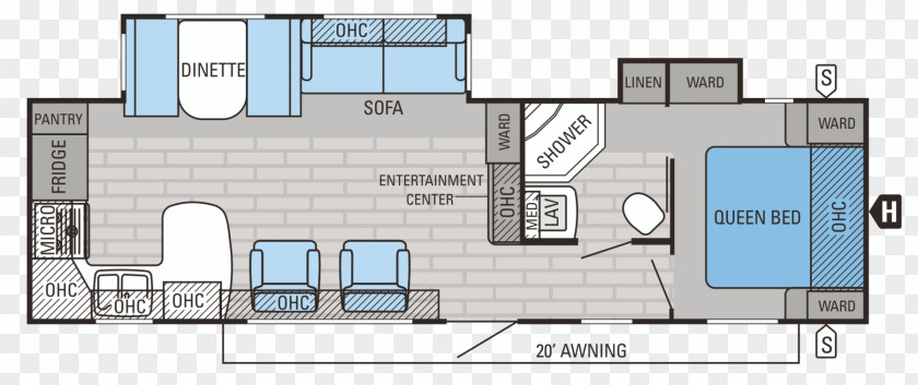 Design Caravan Floor Plan Campervans Plymouth Prowler PNG