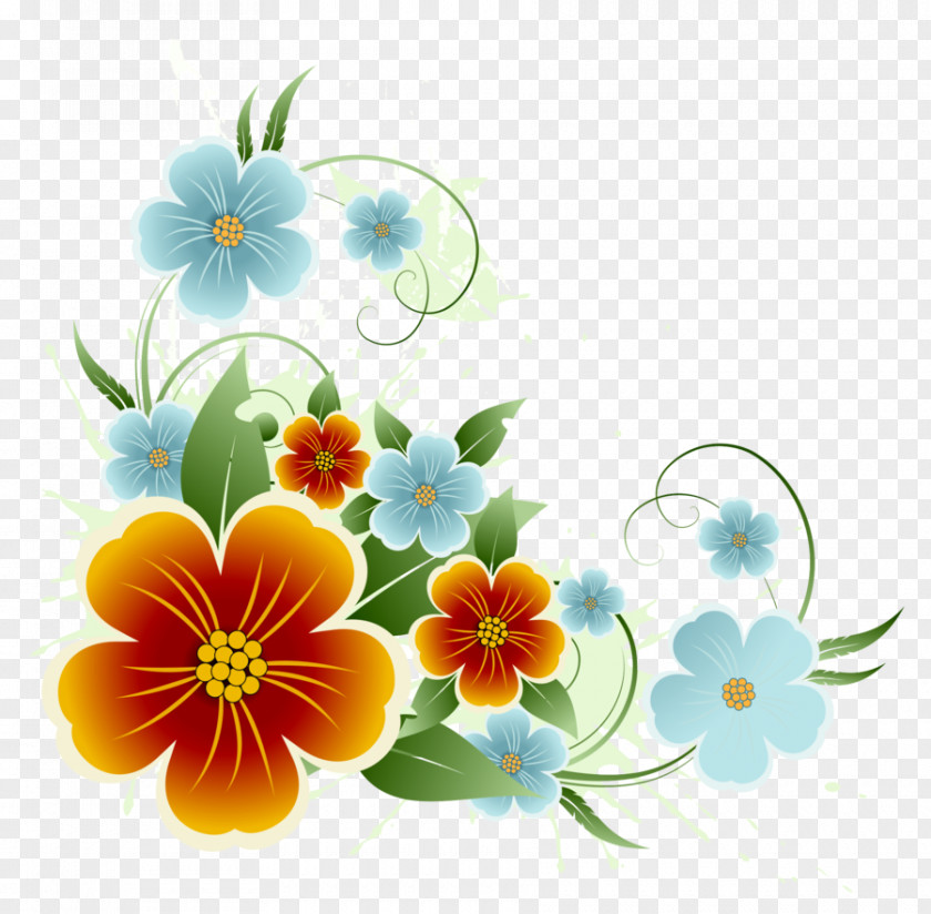 Floral Vector Flower Clip Art PNG