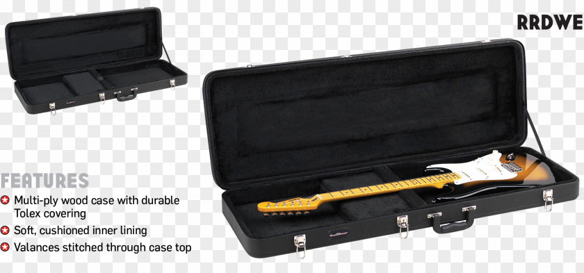 Guitar Electric Road Case Bass Double PNG