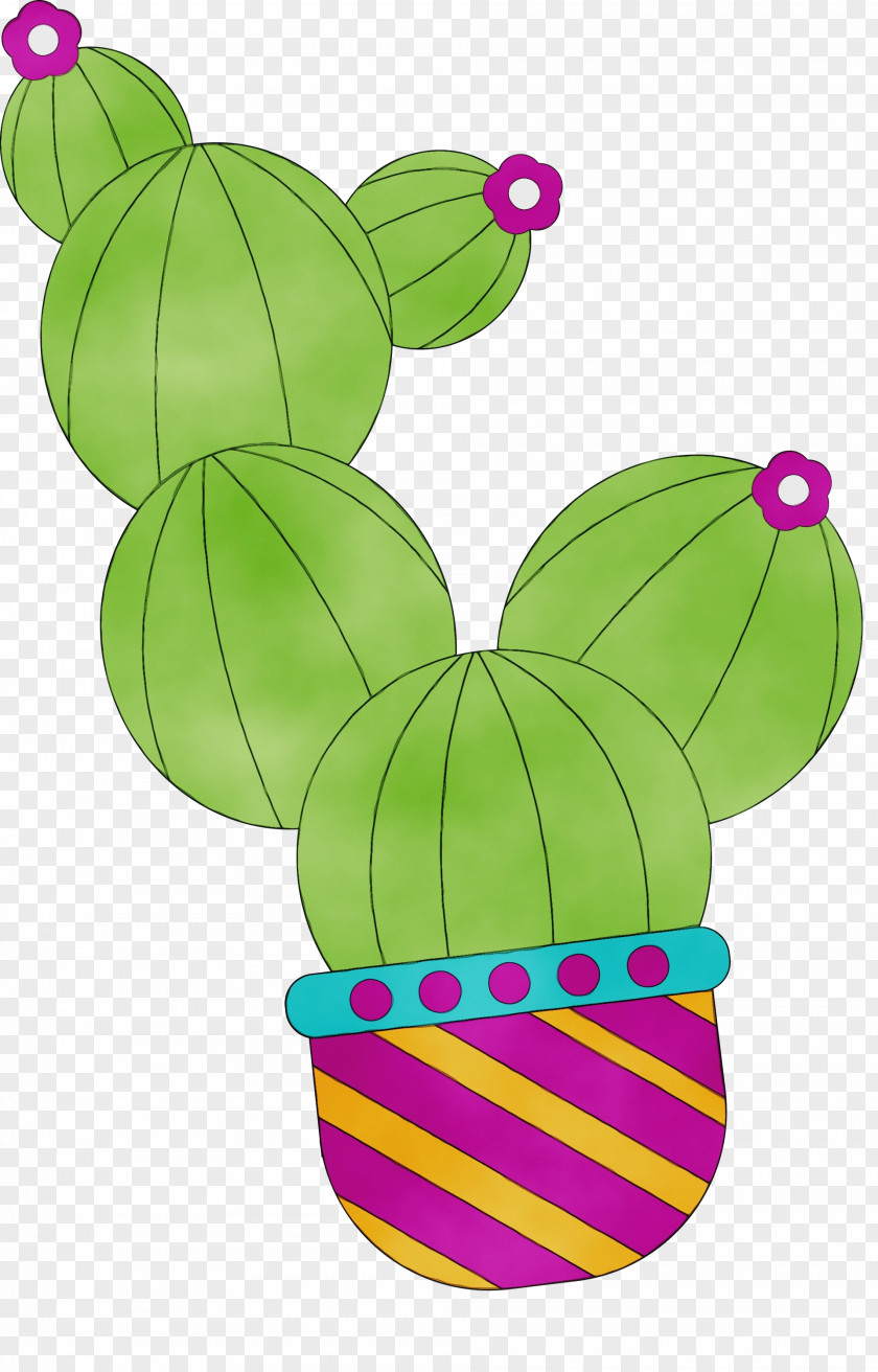 Leaf Green Flowerpot Fruit Flower PNG