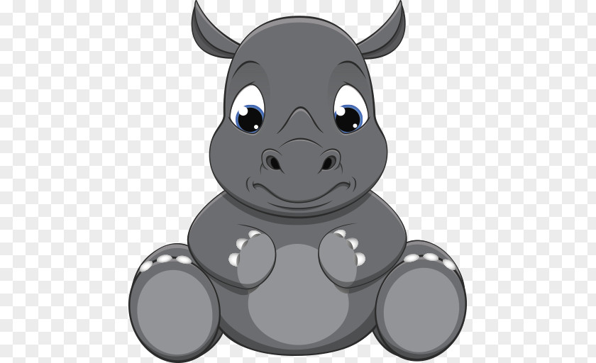 Rhino Giraffe Rhinoceros Exotic Pet Cartoon PNG