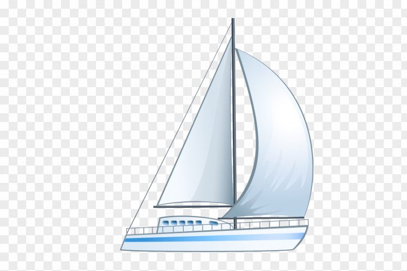 Sailboat Pattern Sailing Schooner Yawl Caravel PNG