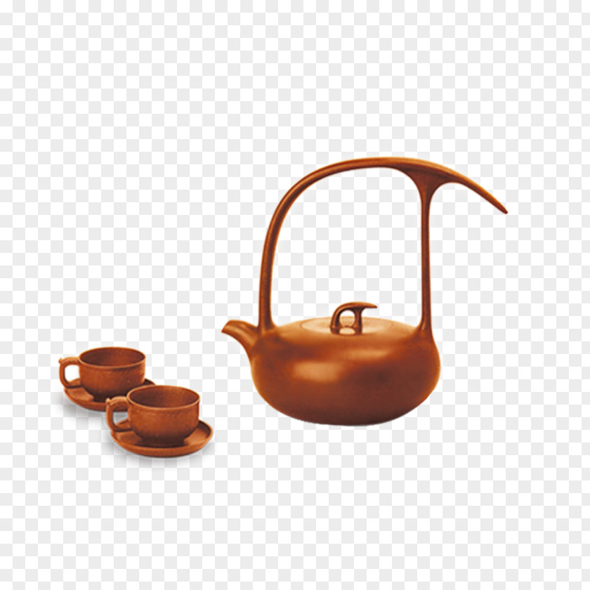 Tea Set Teapot Kettle Chawan Teacup PNG
