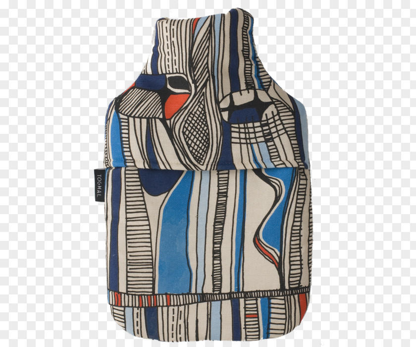 African Fabric Gilets Cobalt Blue Product PNG