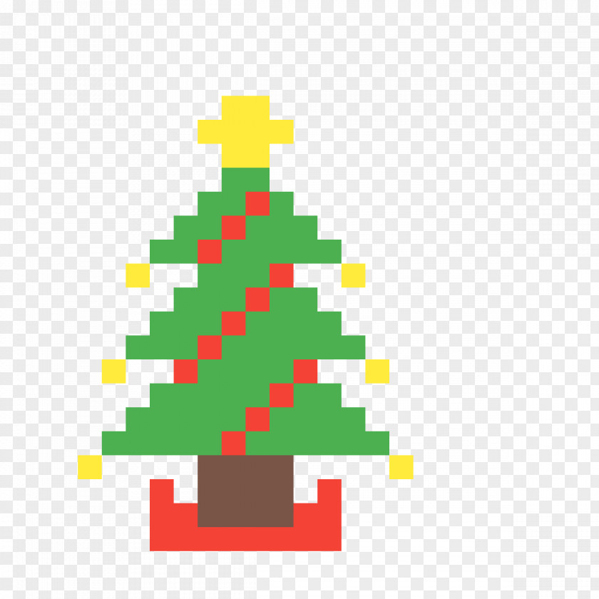 Christmas Ornament Pixel Art PNG