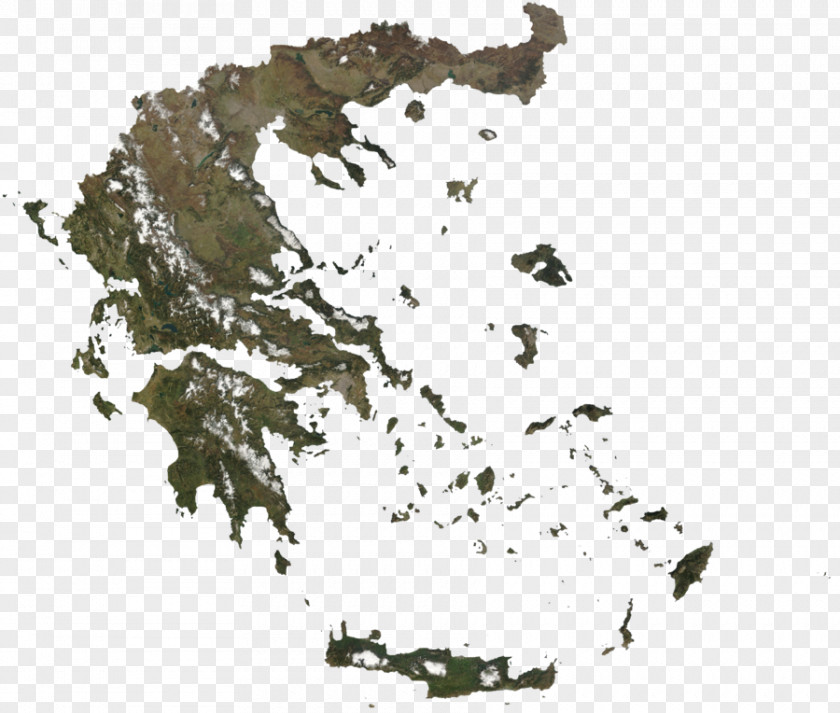 Greece Vector Map PNG