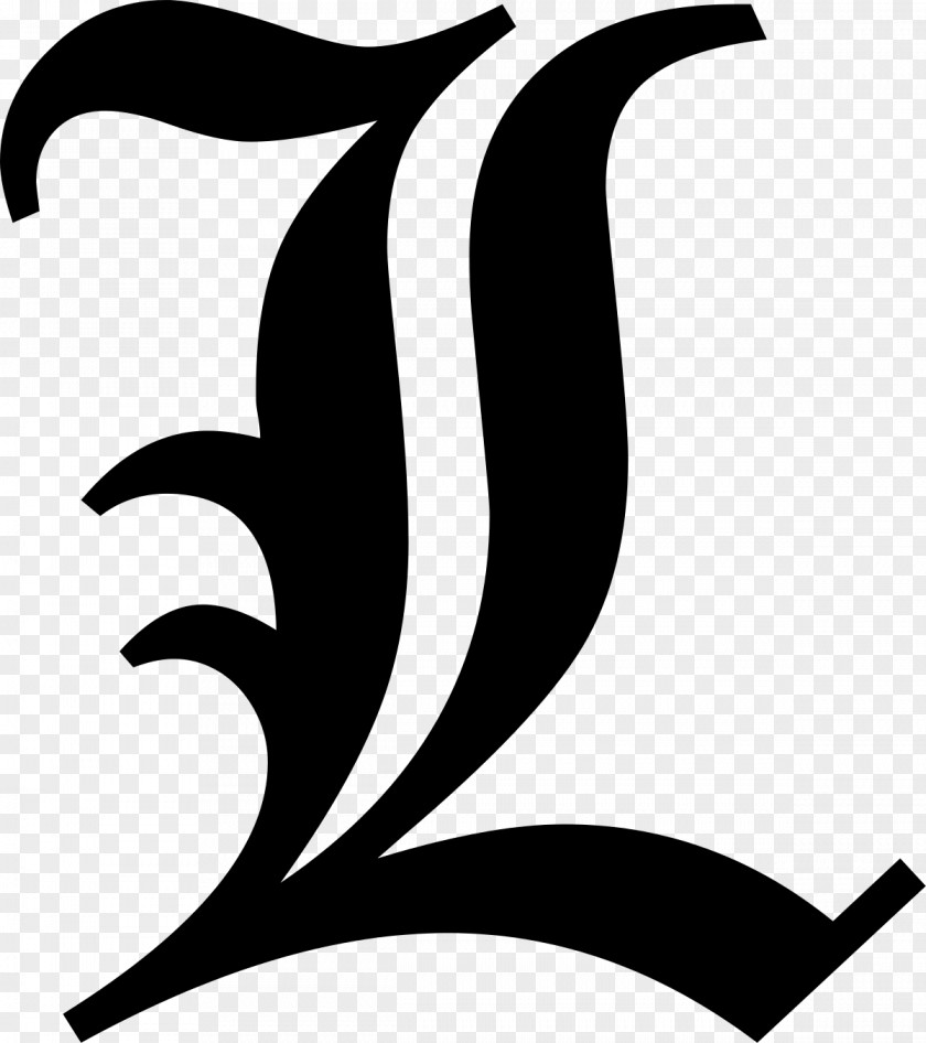 L Letter Old English Latin Alphabet PNG