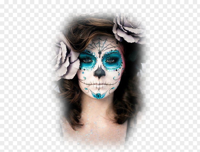 Mask Ad La Calavera Catrina Day Of The Dead Costume Cosmetics PNG
