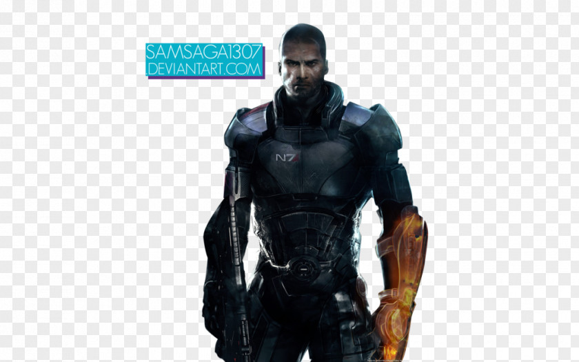 Mass Effect 3 Commander Shepard Rendering Human Render PNG