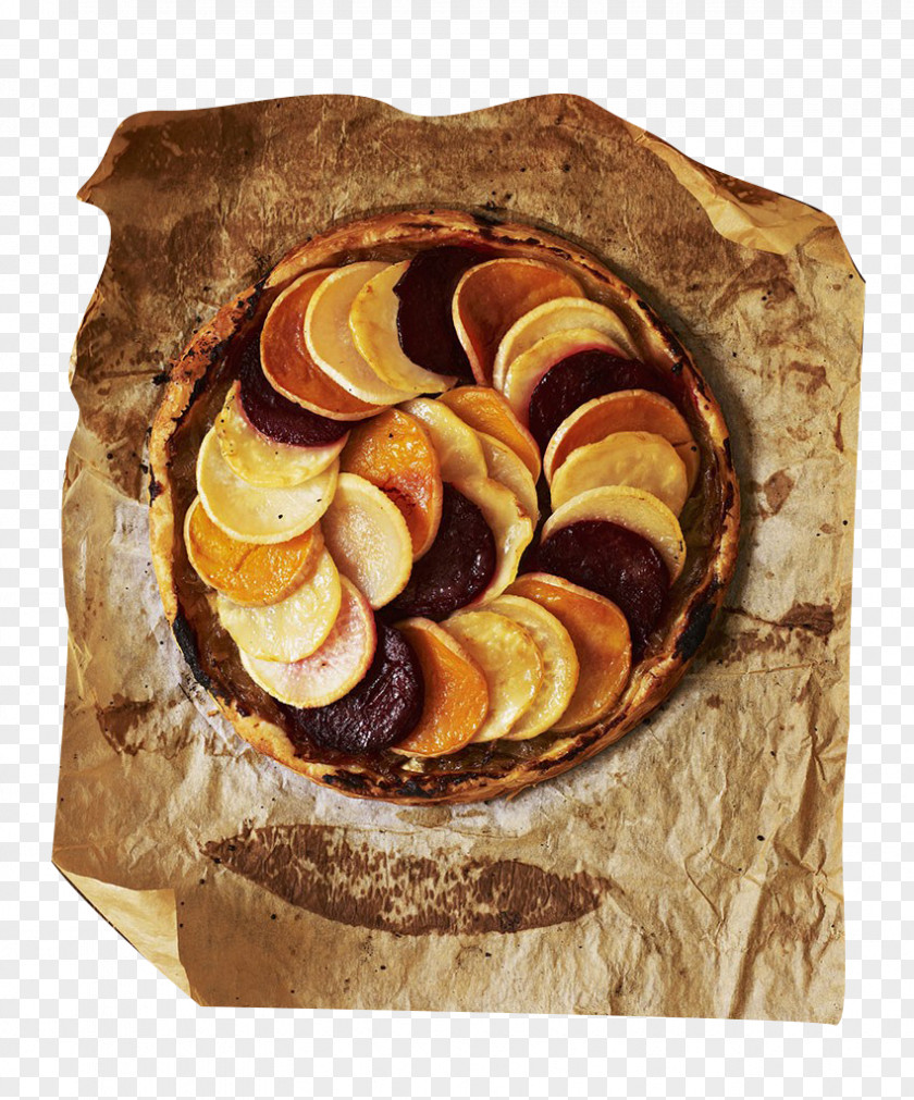 Potato Cake In Oil Paper Wedges Danish Pastry Tart Recipe PNG