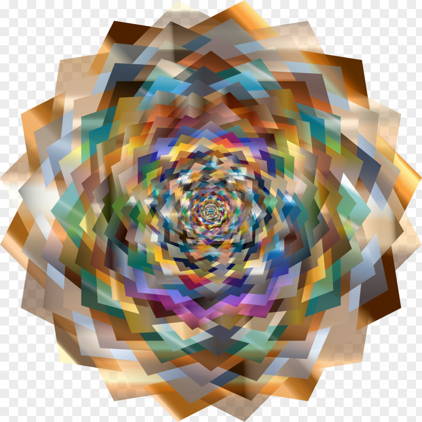 Rosette Symmetry Circle PNG