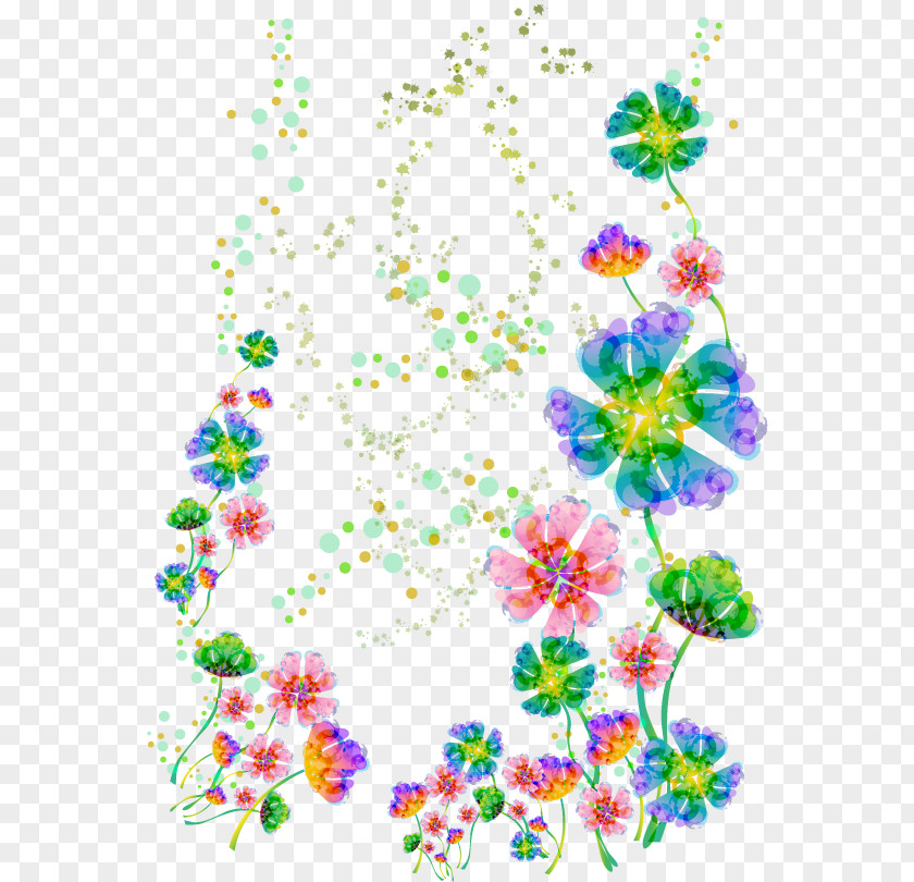Watercolor Flowers Watercolour Floral Design Painting PNG