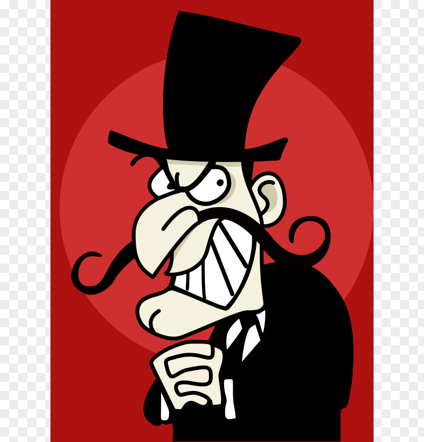 Classic Ride Cliparts Snidely Whiplash Dudley Do-Right Boris Badenov Villain Moustache PNG