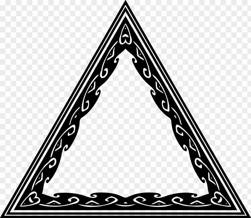 Decorativetriangle Monochrome Photography Clip Art PNG