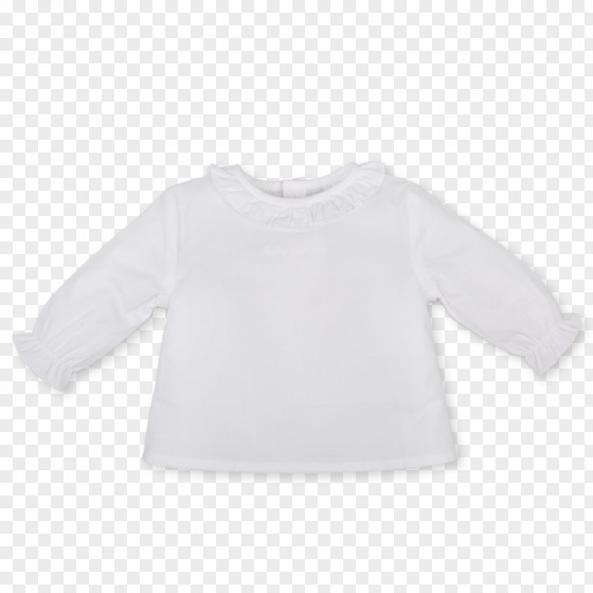 White Blouse Long-sleeved T-shirt Shoulder PNG