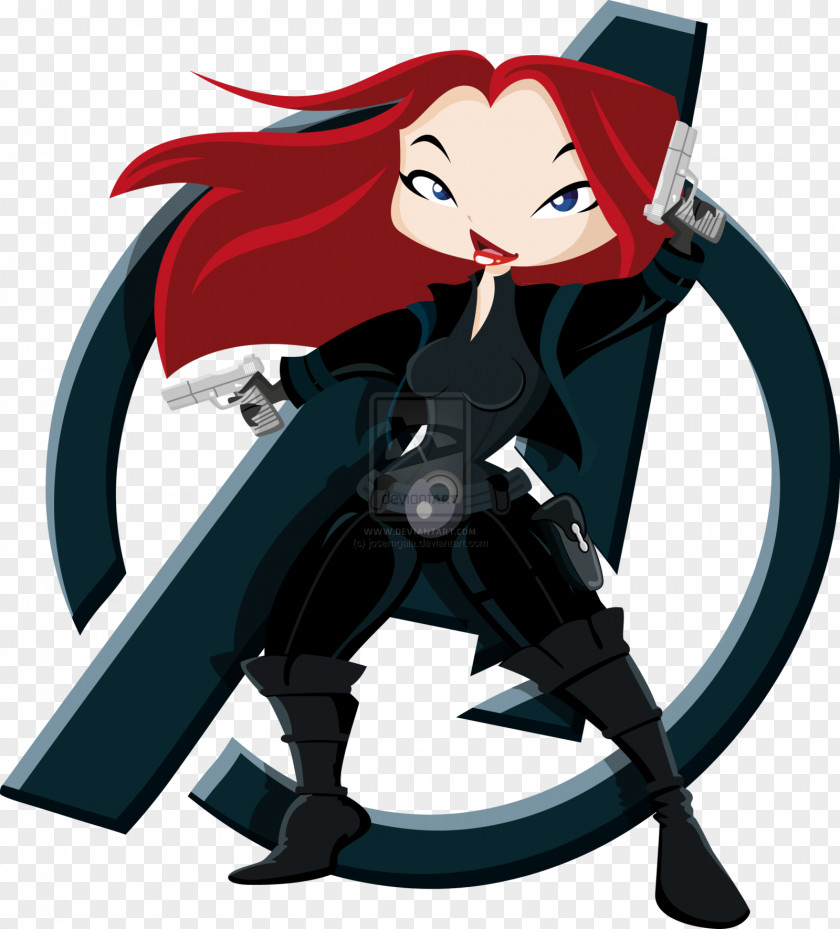 Black Widow Cartoon Drawing Clip Art PNG