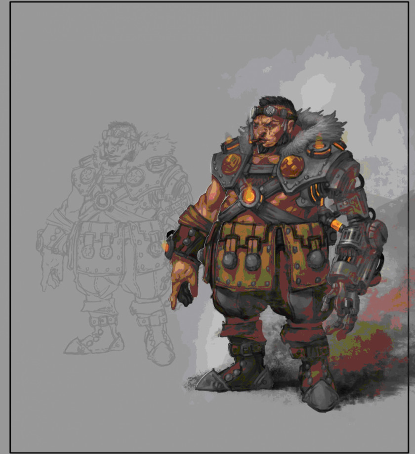 Dwarf Black Gold Online Massively Multiplayer Role-playing Game Tephra: The Steampunk RPG PNG