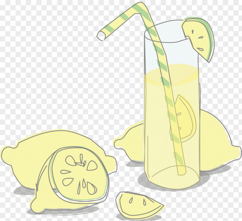 Lemon Drink Abstract Pattern Juice Lemonade Yellow Clip Art PNG