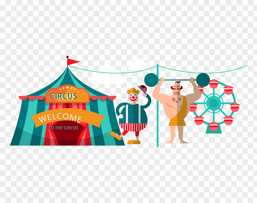 Acrobatics Circus Download Adobe Illustrator PNG