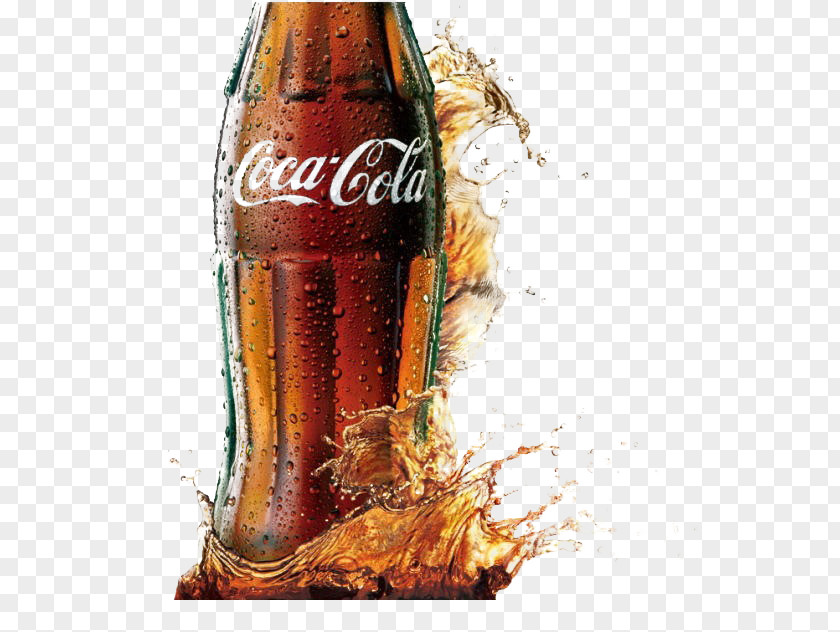 Coca-Cola Bottles The Company Bottle Caffeine-Free PNG