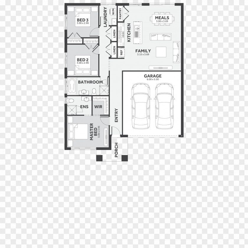 Design Floor Plan Furniture Line PNG