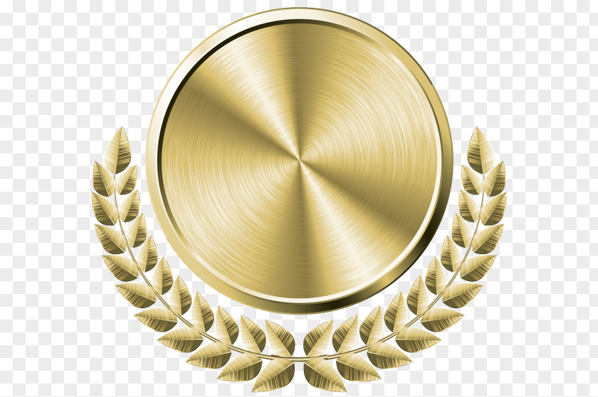 Medal Gold Template Clip Art PNG
