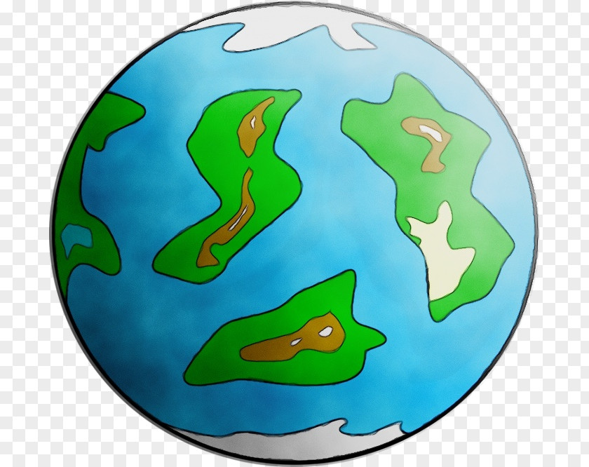 Aqua Green Earth PNG